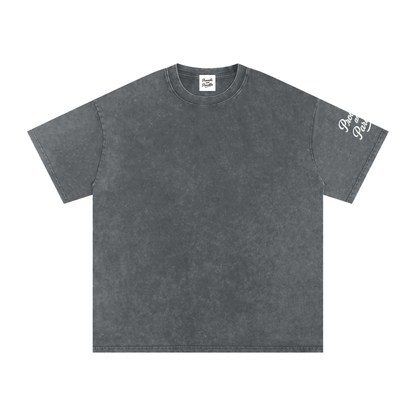 Proverbs & Parables Snow Washed Oversized Cotton Tee