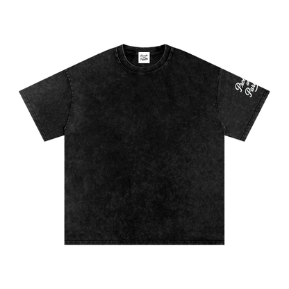 Proverbs & Parables Snow Washed Oversized Cotton Tee