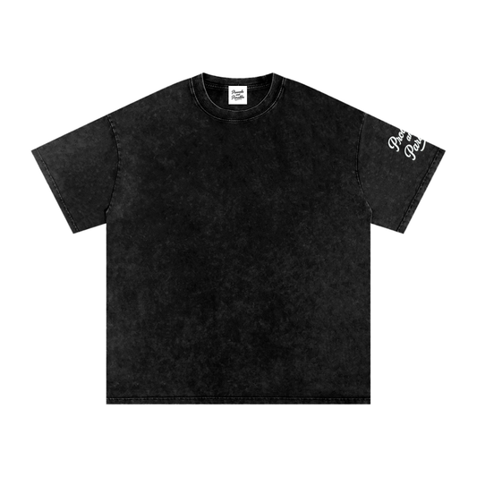 Proverbs & Parables Snow Washed Oversized Cotton Tee